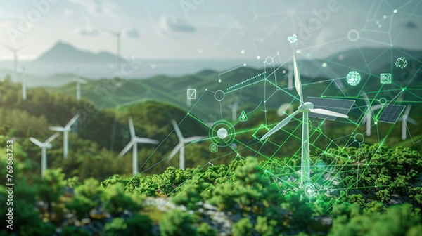 Obraz    Sustainability and Eco-Friendly Energy