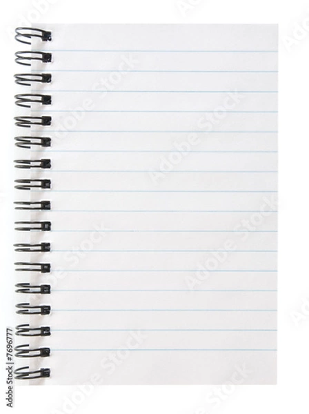 Fototapeta blank notepad