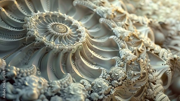 Obraz fine ornamental pattern, consisting of several colorful intertwined and overlapping lines, 16:9