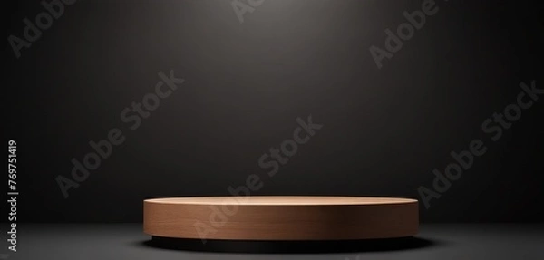 Fototapeta empty wooden box