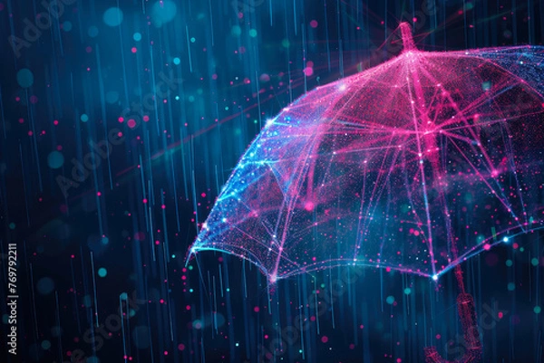 Fototapeta Secure Future with Digital Insurance: Shielded Checklist Management