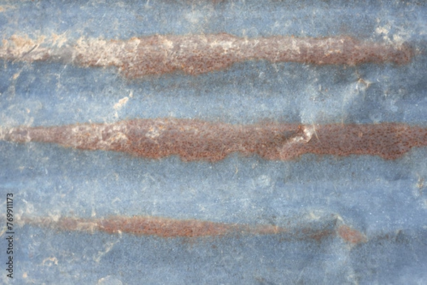 Obraz Old galvanized sheet background, Rusty metal texture