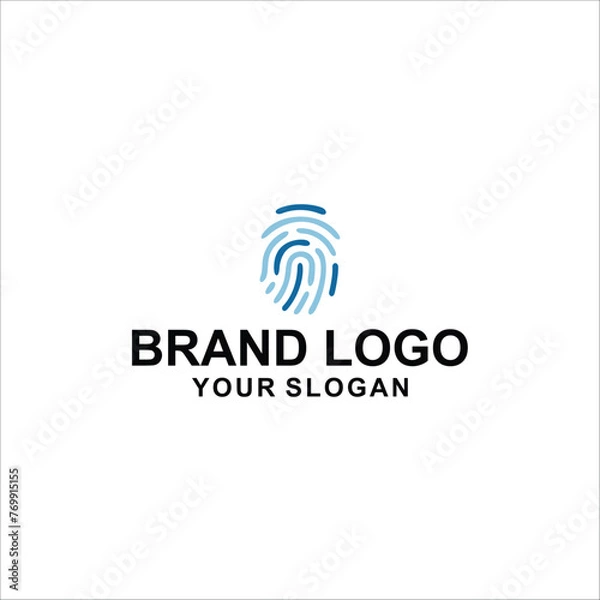 Fototapeta touch screen logo company