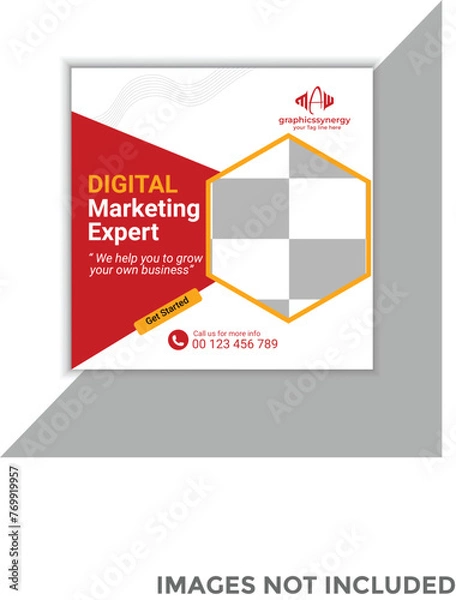 Obraz SOCIAL MEDIA POST DESIGN TEMPLATE