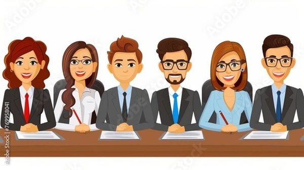 Obraz Corporate Climbers