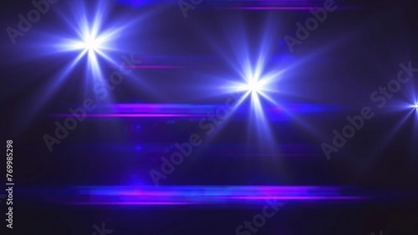 Obraz Fashion flash light. Computer generated 3d render