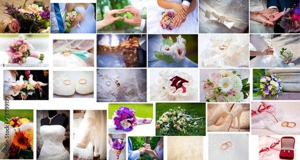 Obraz wedding collage