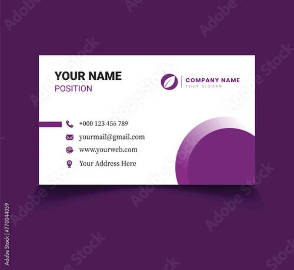Obraz Corporate visiting card design