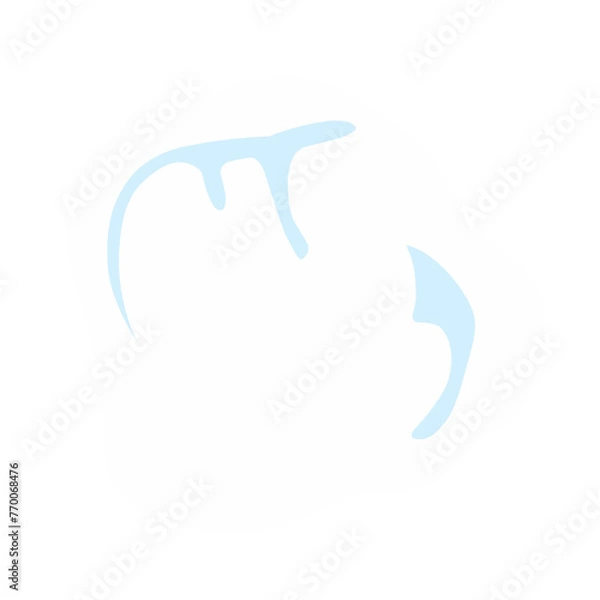 Fototapeta snowball vector icon