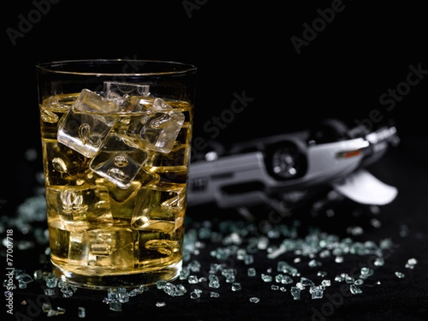 Fototapeta Drink and drive