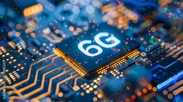 Obraz 6g Chip on Circuit Board The New Frontier in Mobile Tech