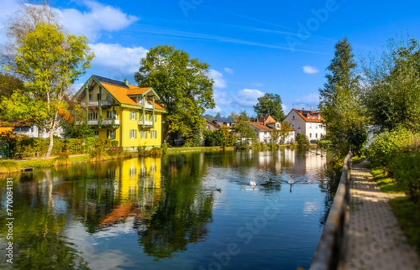 Fototapeta Isny, Allgäu, Bayewrn