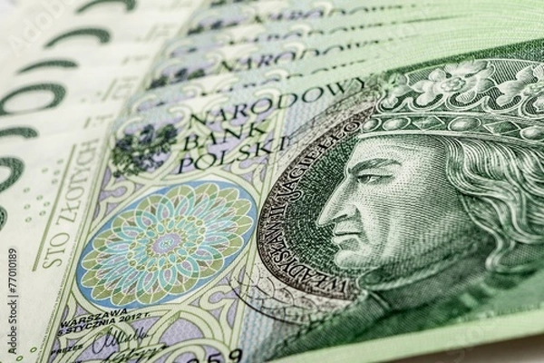 Obraz Banknote 100 PLN - Polish Zloty