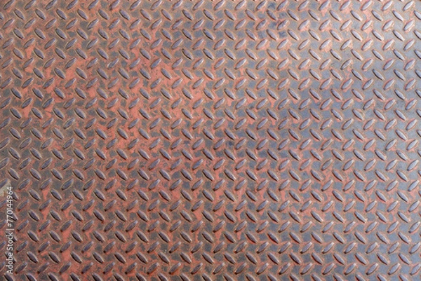 Fototapeta metal plate