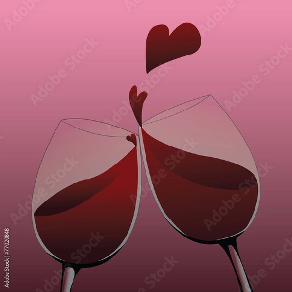 Fototapeta Romantic Cheers