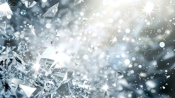 Obraz Space Crystal Wallpaper Background