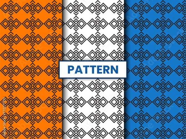 Fototapeta Collection of Geometric minimalist lines pattern set Design	
