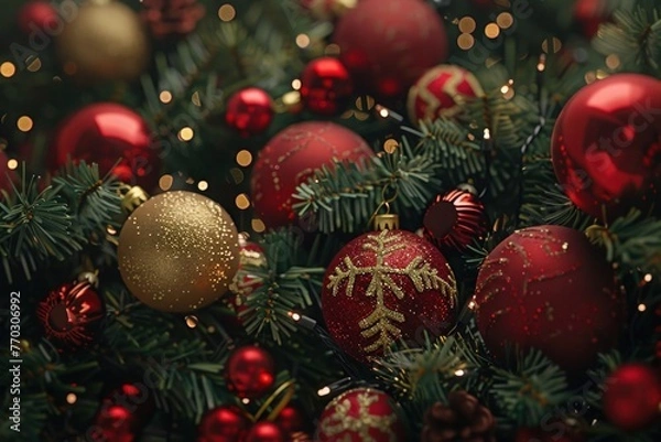 Obraz christmas tree decoration