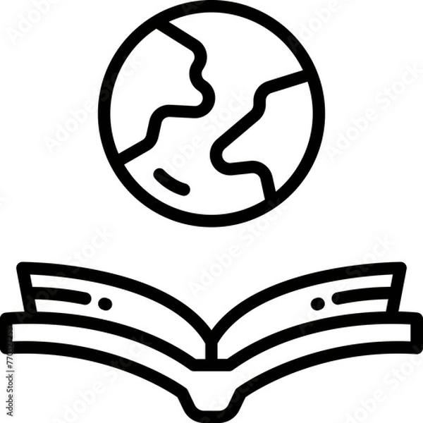 Obraz world globe earth planet book