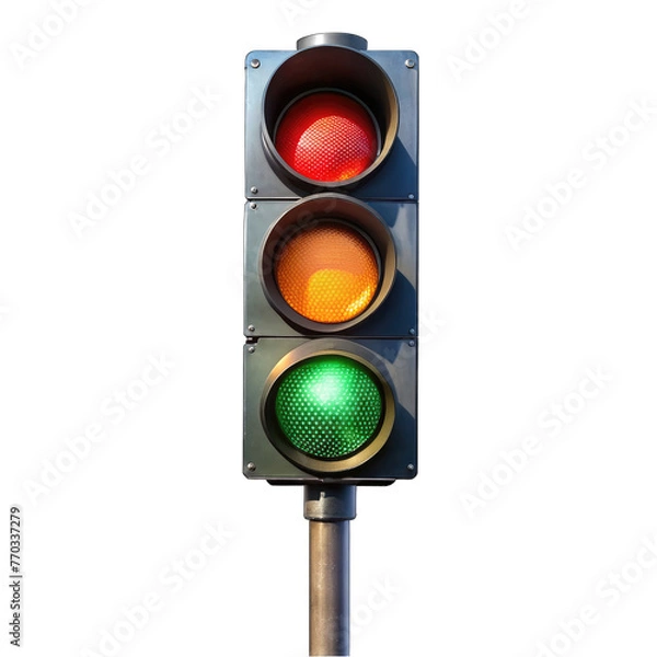 Obraz traffic lights model