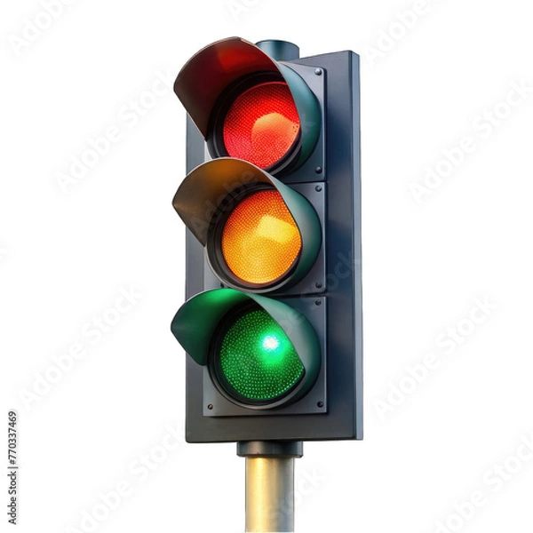 Obraz traffic lights model