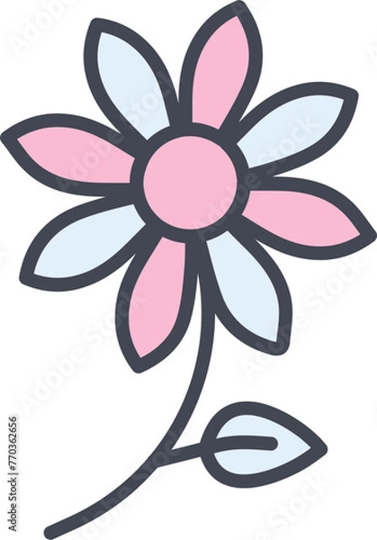 Fototapeta Flower Vector Icon