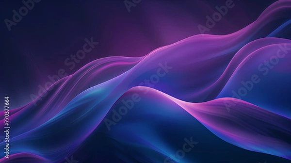 Fototapeta A purple and blue background with a wave pattern