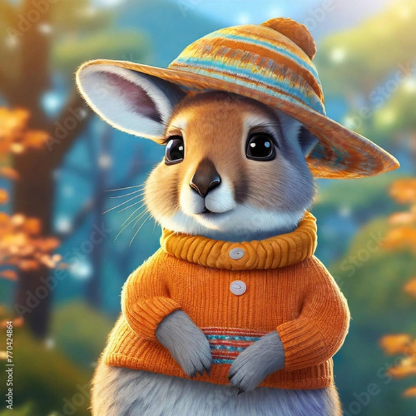 Obraz 아기 캥거루 나들이