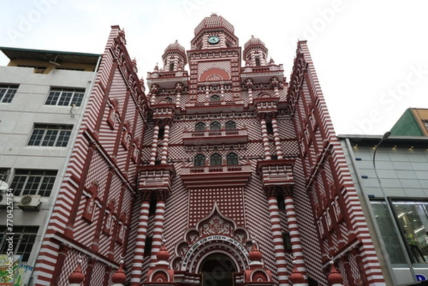 Obraz ジャミウルアルファーモスク　スリランカ　コロンボ