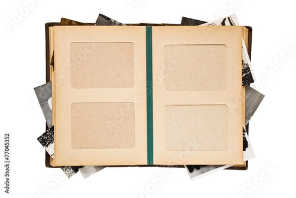 Obraz Old photo album
