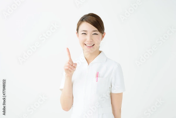 Fototapeta 指差す・ナース