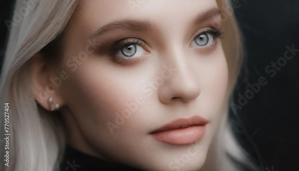 Fototapeta 人　瞳　クローズアップ　顔　子供　未来