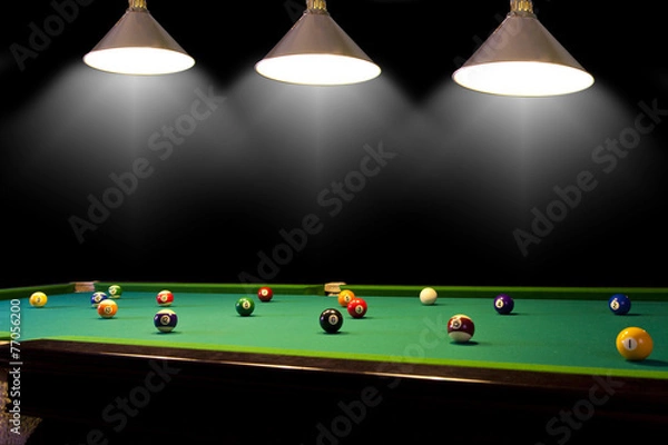 Obraz Billardtisch
