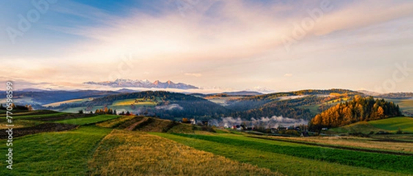 Obraz Panorama Tatr Wyskich