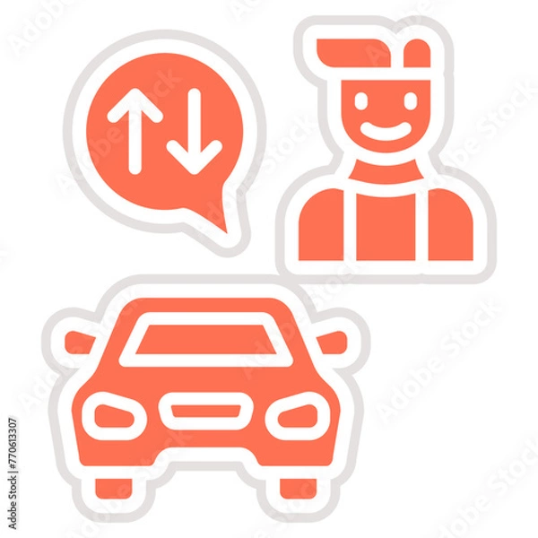 Obraz Haggling Vector Icon Design Illustration