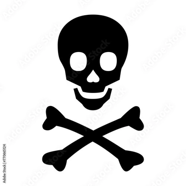 Obraz skull and crossbones