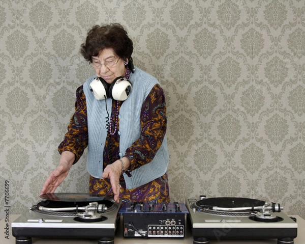 Fototapeta granny dj