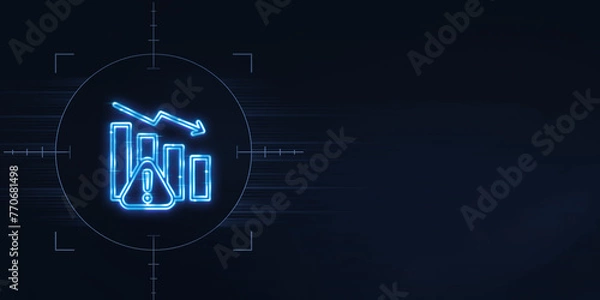 Fototapeta Risk management allows businesses to prioritize resources effectively