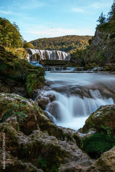 Obraz waterfall in the mountains