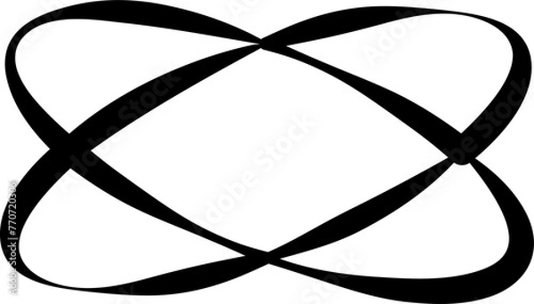 Fototapeta Geometric circle line element