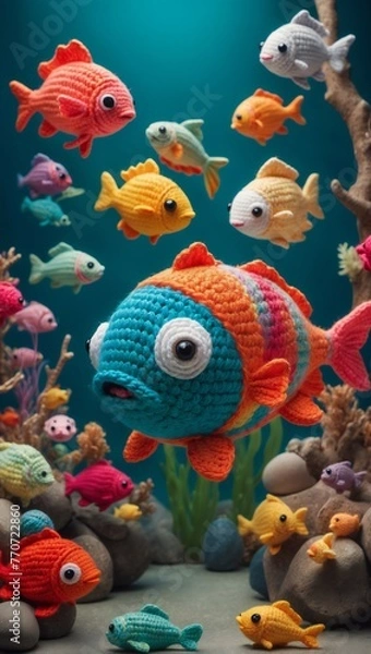 Obraz fish and coral