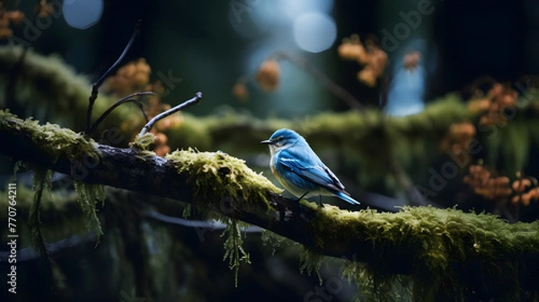 Obraz Harmonious Bird in Forest Grove