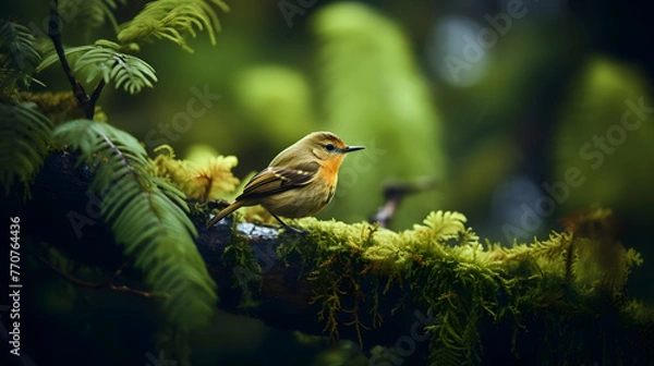 Obraz Harmonious Bird in Forest Grove