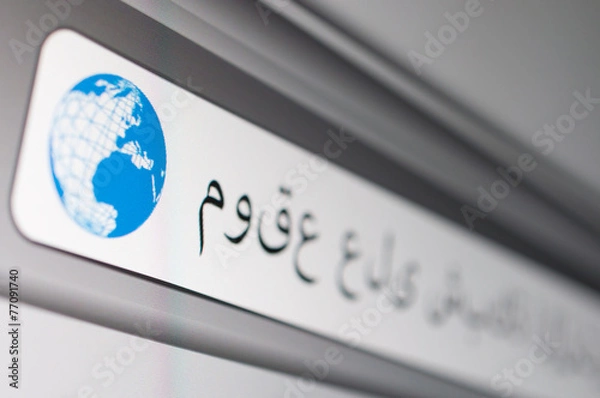 Obraz Arabian web site