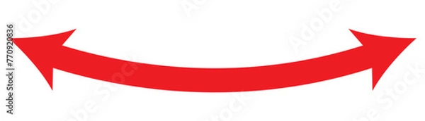 Fototapeta Double arrow icon set . two side arrows icon vector