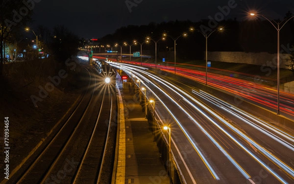 Obraz traffic on highway