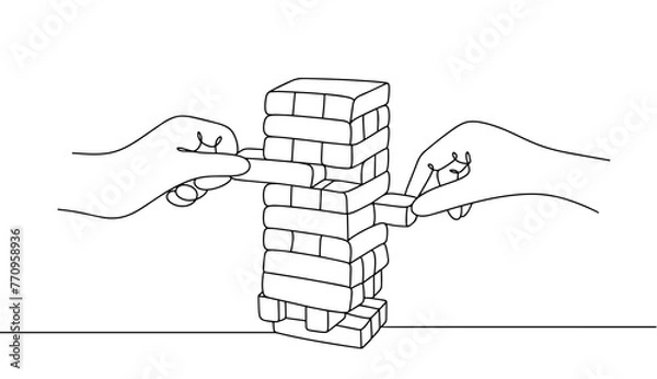 Obraz Jenga