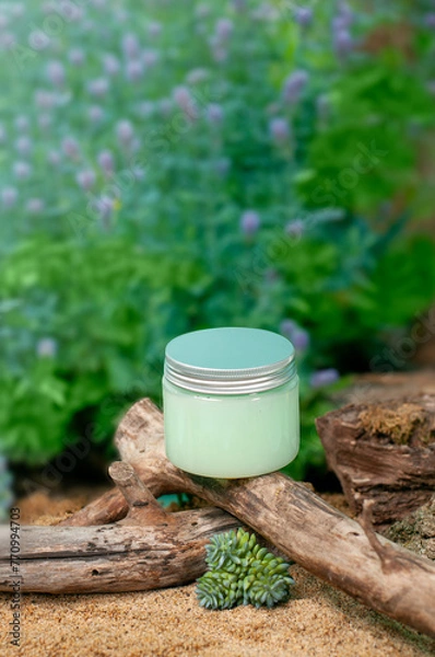 Obraz gel o crema organica, vegana, cosmetica natural 