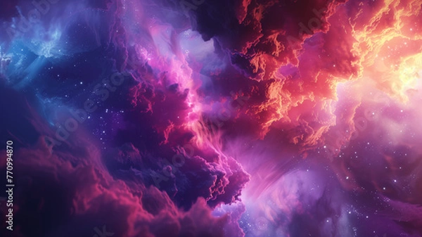 Fototapeta Final Hour Cosmic Symphony of Colors