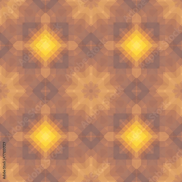 Fototapeta Abstract geometric color hipster fashion gradient pattern, fabric decor with polygonal form